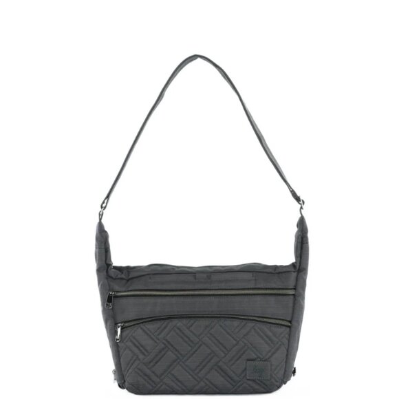 New (without tags) Lug Trooper 2 Crossbody Bag in Brushed Grey - Picture 1 of 8